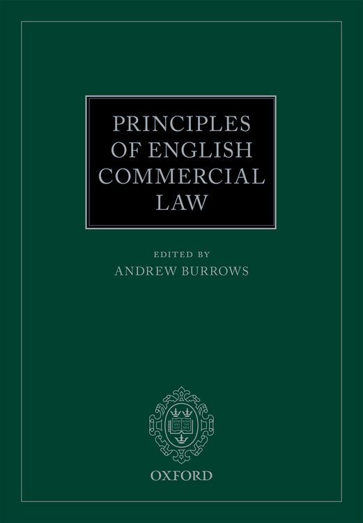 Produktbild: Principles of English Commercial Law