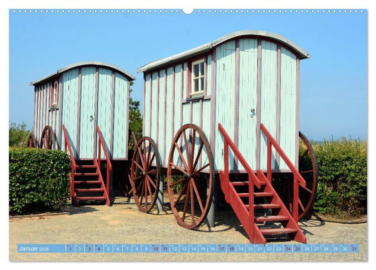 Produktbild: Gr&uuml;&szlig;e von Usedom (Wandkalender 2026 DIN A2 quer), CALVENDO Monatskalender