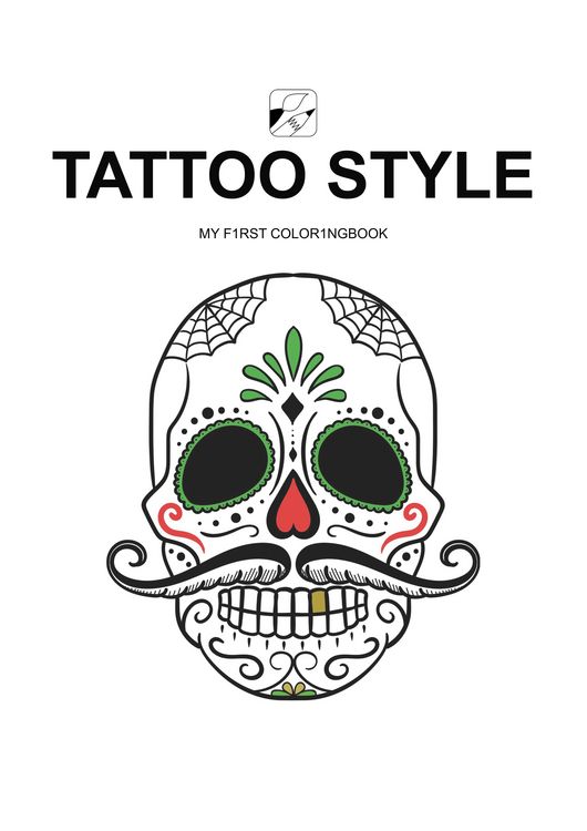 Produktbild: EyeVisto: Tattoo Style Malbuch
