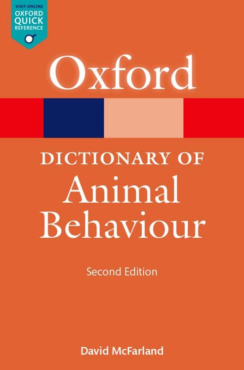 Produktbild: A Dictionary of Animal Behaviour