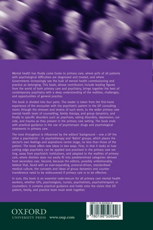 Produktbild: Mental Health in Primary Care