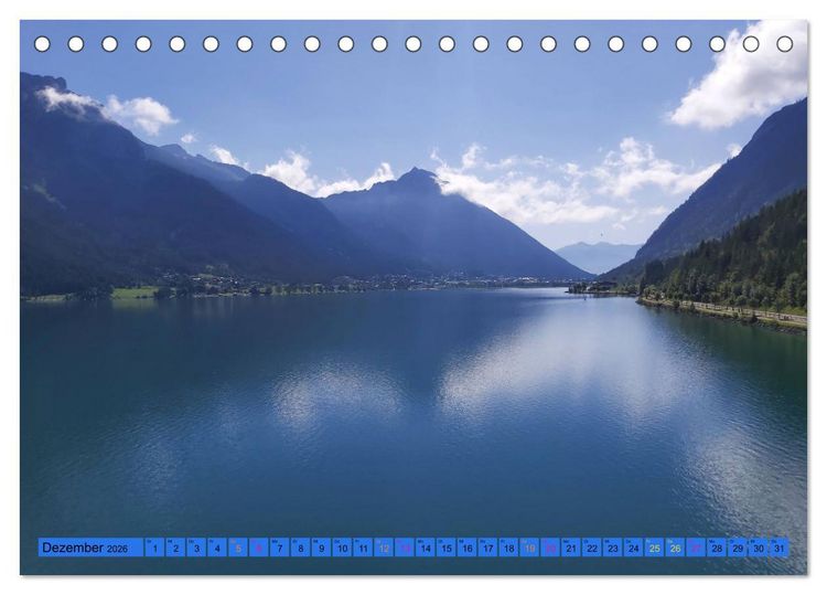 Produktbild: Zeit f&uuml;r Pertisau am Achensee in Tirol - Austria (Tischkalender 2026 DIN A5 quer), CALVENDO Monatskalender