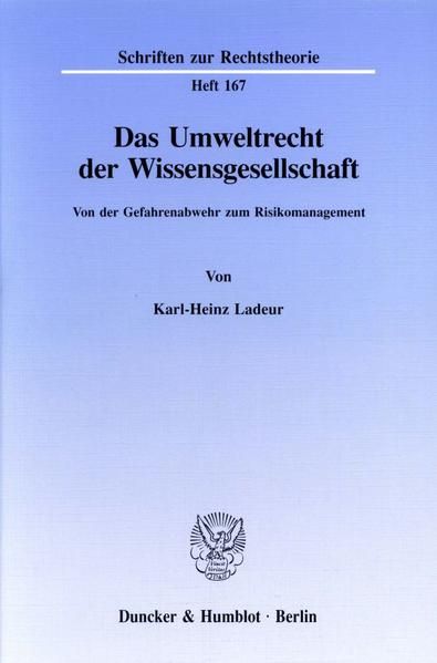 Produktbild: Das Umweltrecht der Wissensgesellschaft.