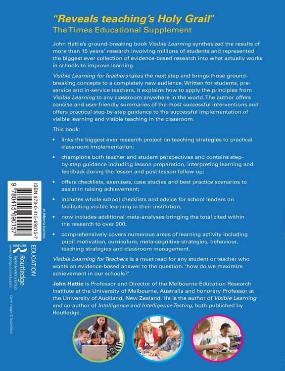 Produktbild: Visible Learning for Teachers
