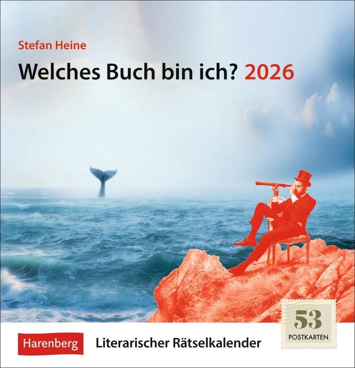 Bild vom Artikel Welches Buch bin ich? Premium-Postkartenkalender 2026 - Literarischer Rätselkalender vom Autor Stefan Heine