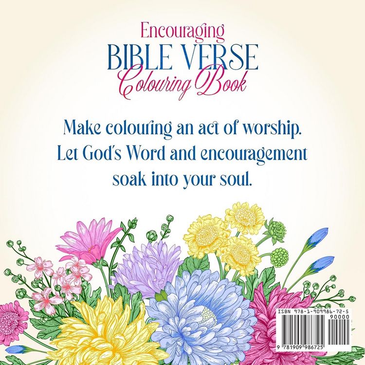 Produktbild: Encouraging Bible Verse Colouring Book