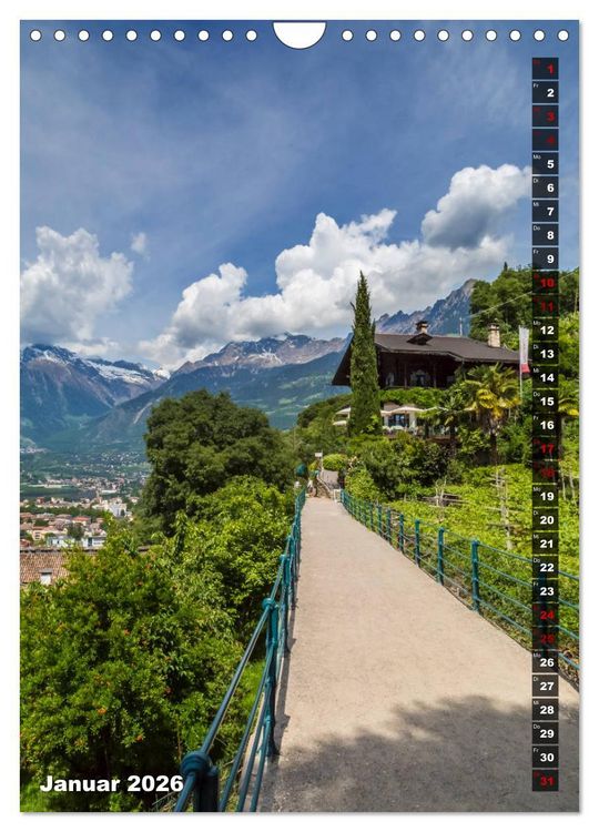 Produktbild: Stadtherz MERAN (Wandkalender 2026 DIN A4 hoch), CALVENDO Monatskalender