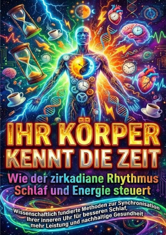 Produktbild: Ihr K&ouml;rper kennt die Zeit: Wie der zirkadiane Rhythmus Schlaf und Energie steuert
