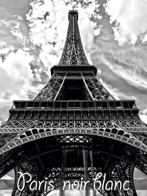 Produktbild: CALVENDO Puzzle Ein Bild von Paris schwarz wei&szlig; Kalender | 1000 Teile Lege-Gr&ouml;&szlig;e 64x48cm Foto-Puzzle f&uuml;r gl&uuml;ckliche Stunden