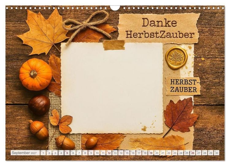 Produktbild: L&auml;cheln sammeln - Dein pers&ouml;nlicher Gl&uuml;ckskalender zum Mitgestalten (Wandkalender 2027 DIN A3 quer), CALVENDO Monatskalender