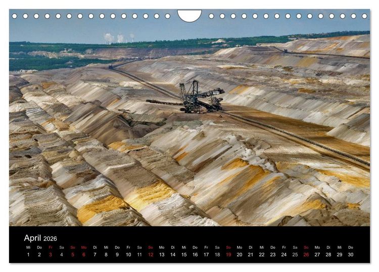 Produktbild: Der Tagebau (Wandkalender 2026 DIN A4 quer), CALVENDO Monatskalender
