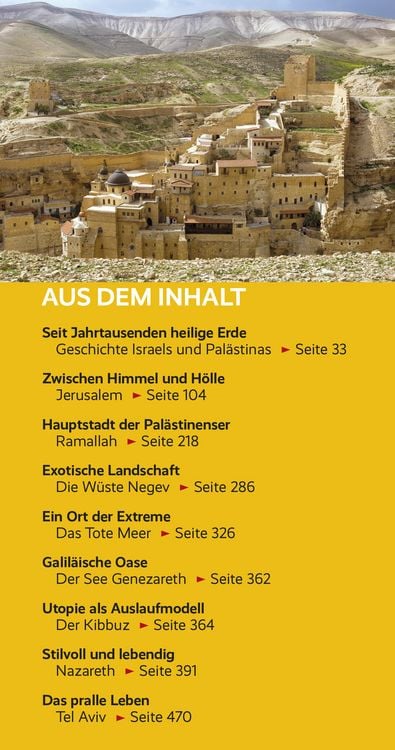 Produktbild: TRESCHER Reisef&uuml;hrer Israel und Pal&auml;stina