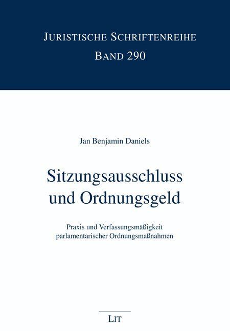 Produktbild: Daniels, J: Sitzungsausschluss und Ordnungsgeld