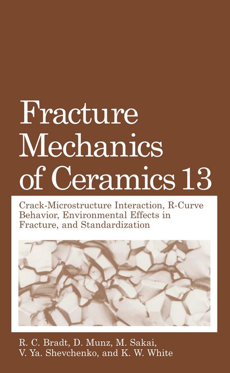 Produktbild: Fracture Mechanics of Ceramics