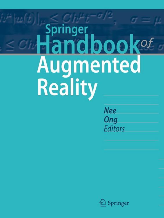 Produktbild: Springer Handbook of Augmented Reality