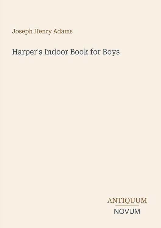 Produktbild: Harper's Indoor Book for Boys