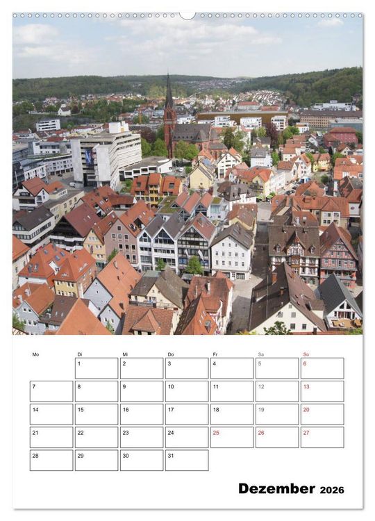 Produktbild: Einzigartiges Heidenheim (Wandkalender 2026 DIN A2 hoch), CALVENDO Monatskalender