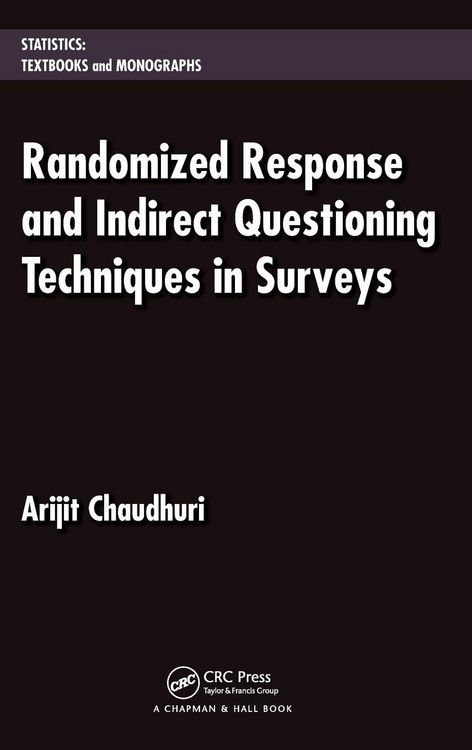 Produktbild: Randomized Response and Indirect Questioning Techniques in Surveys