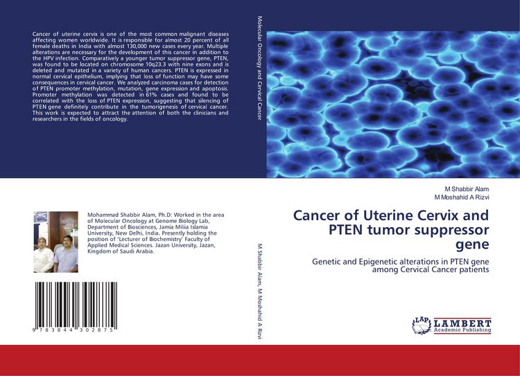 Produktbild: Cancer of Uterine Cervix and PTEN tumor suppressor gene