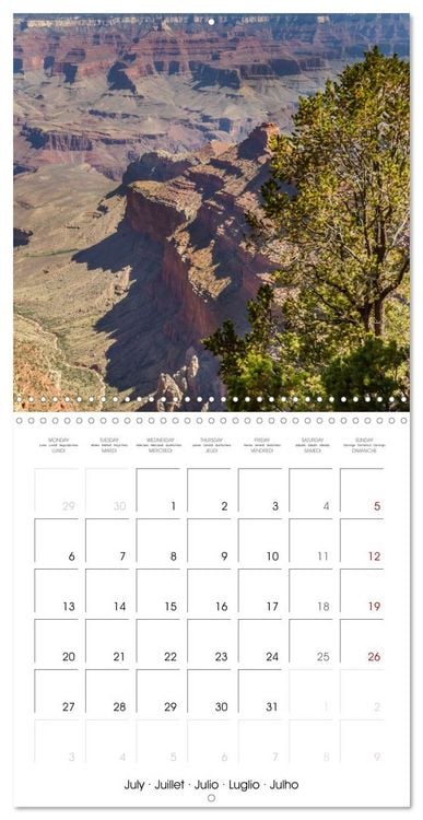 Produktbild: GRAND CANYON Magnificent views (Wall Calendar 2026 12 &times; 12 Inch) CALVENDO 12 Month Wall Calendar