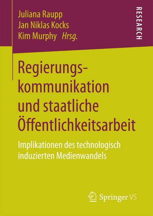 Produktbild: Regierungskommunikation und staatliche &Ouml;ffentlichkeitsarbeit