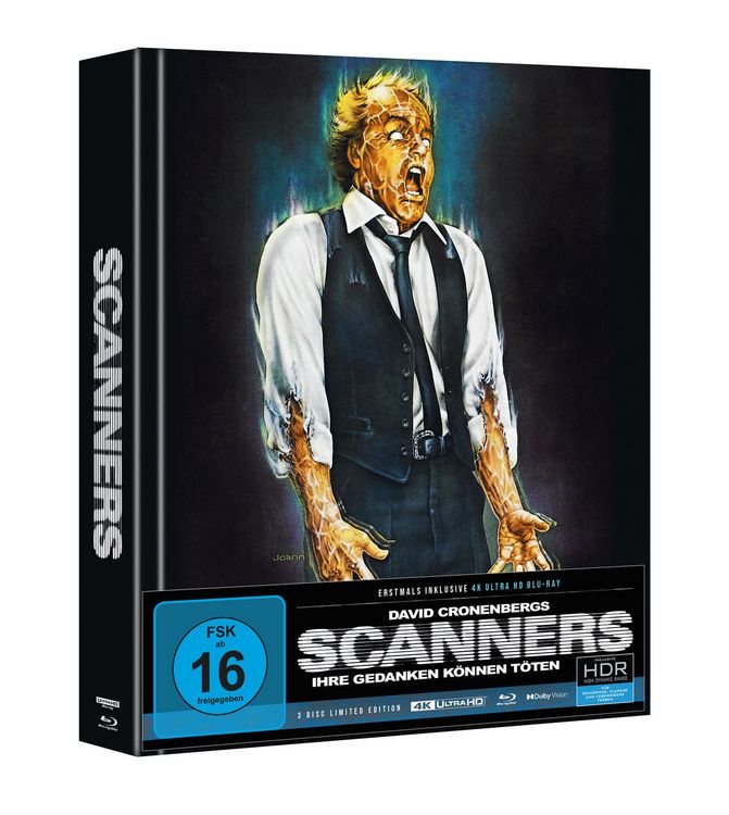 Produktbild: Scanners - Mediabook (4K-UHD+2 Blu-rays)