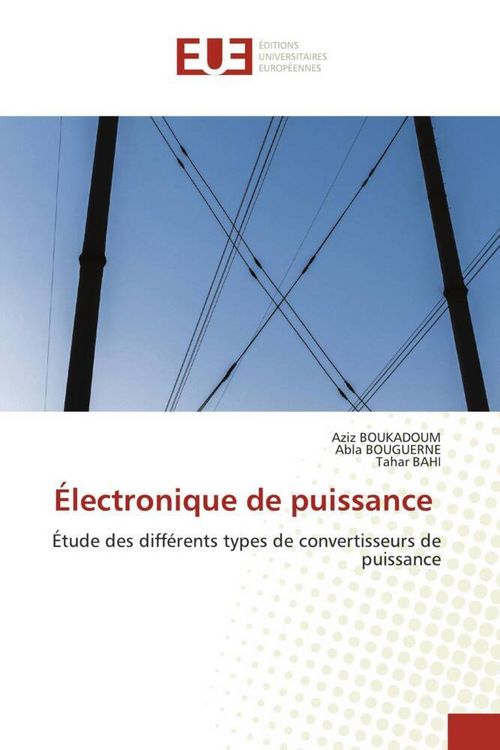 Produktbild: &Eacute;lectronique de puissance