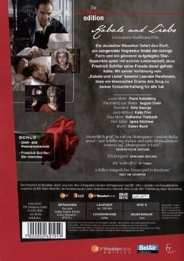 Produktbild: Kabale und Liebe - Die Theater Edition