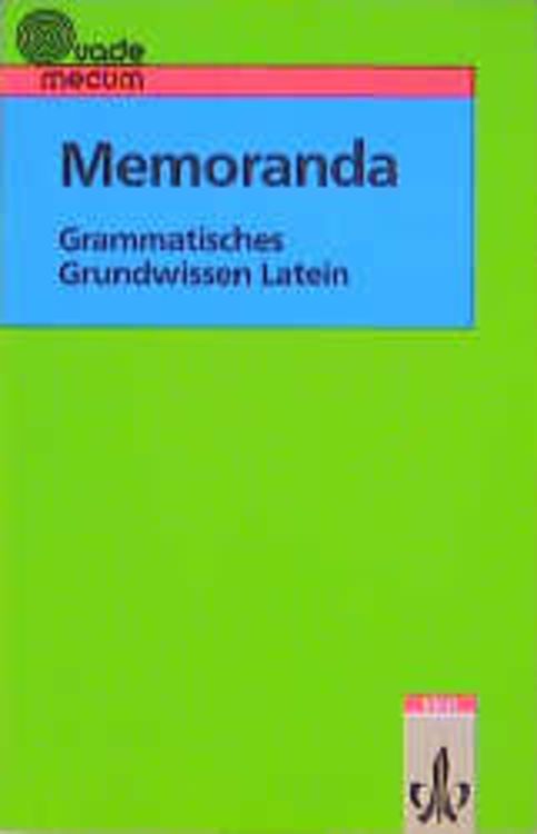 Produktbild: Memoranda
