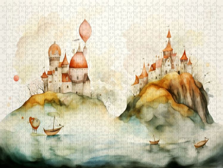 Produktbild: CALVENDO Puzzle Ein Motiv aus dem Kalender "Kuriose H&auml;user" | 2000 Teile Lege-Gr&ouml;&szlig;e 90x67cm Foto-Puzzle f&uuml;r gl&uuml;ckliche Stunden