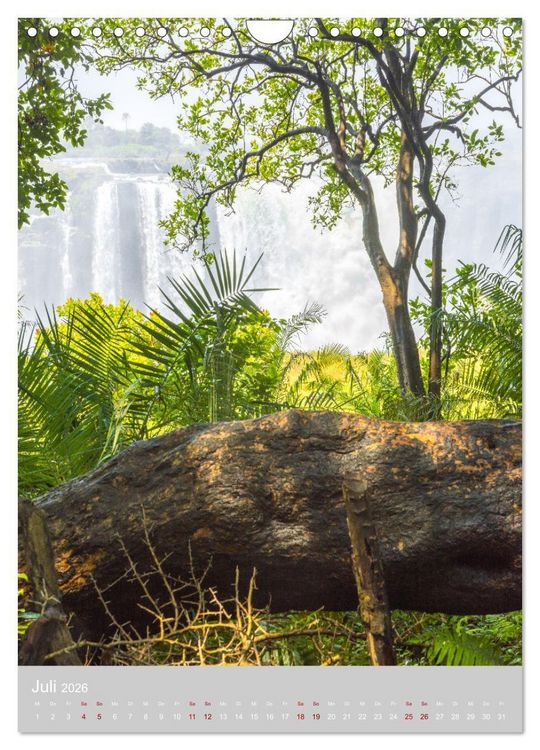 Produktbild: Gigantische Victoria Falls (Wandkalender 2026 DIN A4 hoch), CALVENDO Monatskalender