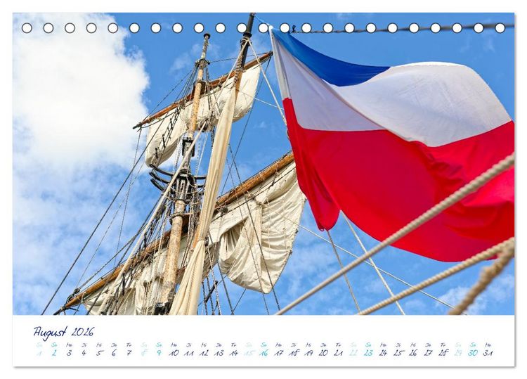Produktbild: SAIL Amsterdam (Tischkalender 2026 DIN A5 quer), CALVENDO Monatskalender