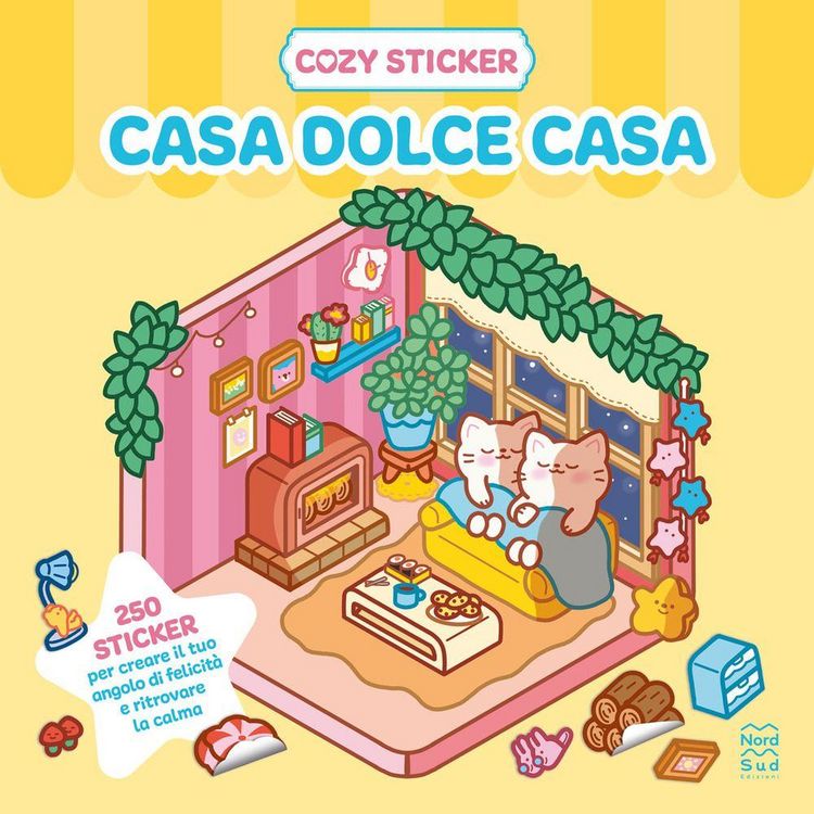 Produktbild: Cozy sticker. Casa dolce casa. 250 sticker per creare il tuo angolo di felicit&agrave; e ritrovare la calma
