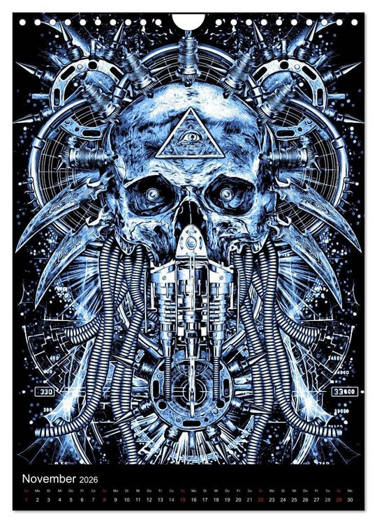 Produktbild: BLOODBOY/DARK ILLUSTRATION (Wandkalender 2026 DIN A4 hoch), CALVENDO Monatskalender