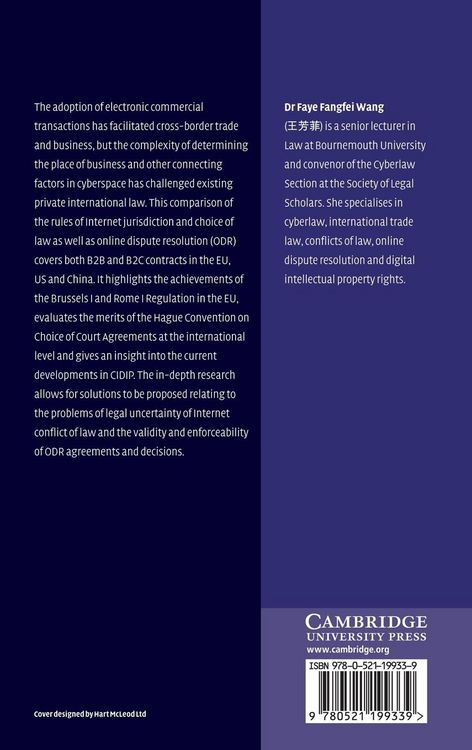 Produktbild: Internet Jurisdiction and Choice of Law