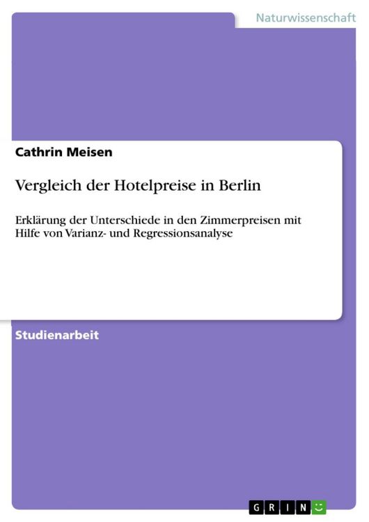 Produktbild: Vergleich der Hotelpreise in Berlin