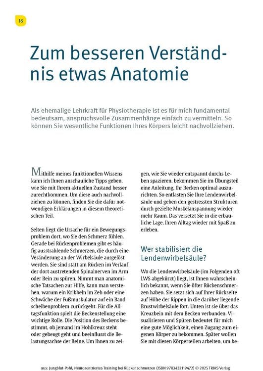Produktbild: Neurozentriertes Training bei R&uuml;ckenschmerzen