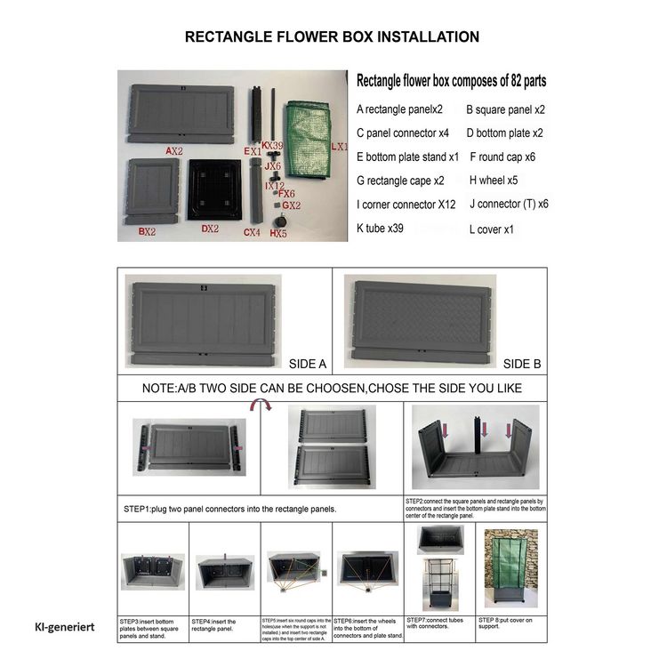 Produktbild: HTI-Living Gew&auml;chshaus 60x30x106 cm mit Rollen Gew&auml;chshaus 60x30x106 cm mit Rollen