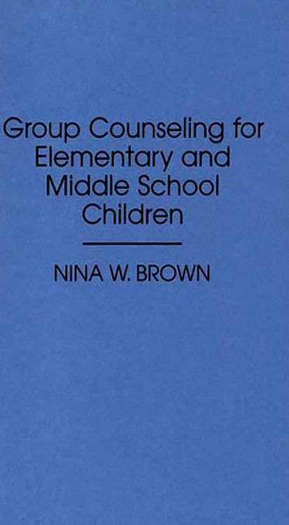 Produktbild: Group Counseling for Elementary and Middle School Children
