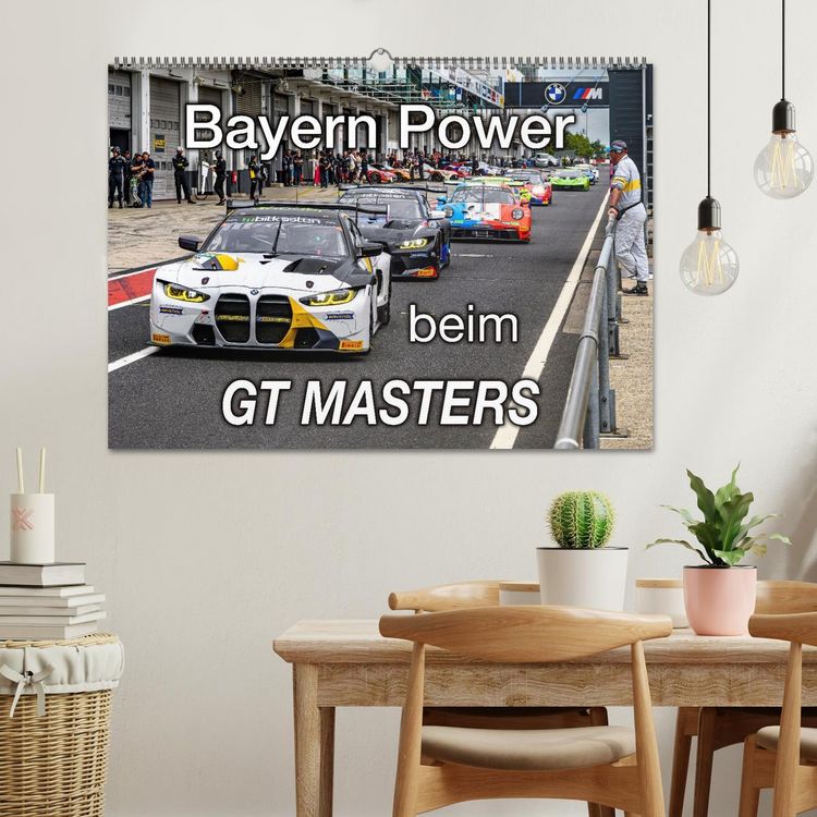 Produktbild: Bayern Power beim GT Masters (Wandkalender 2026 DIN A2 quer), CALVENDO Monatskalender