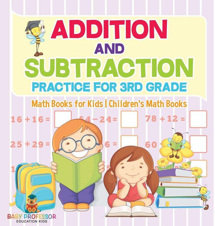 Produktbild: Addition and Subtraction Practice for 3rd Grade - Math Books for Kids | Children's Math Books