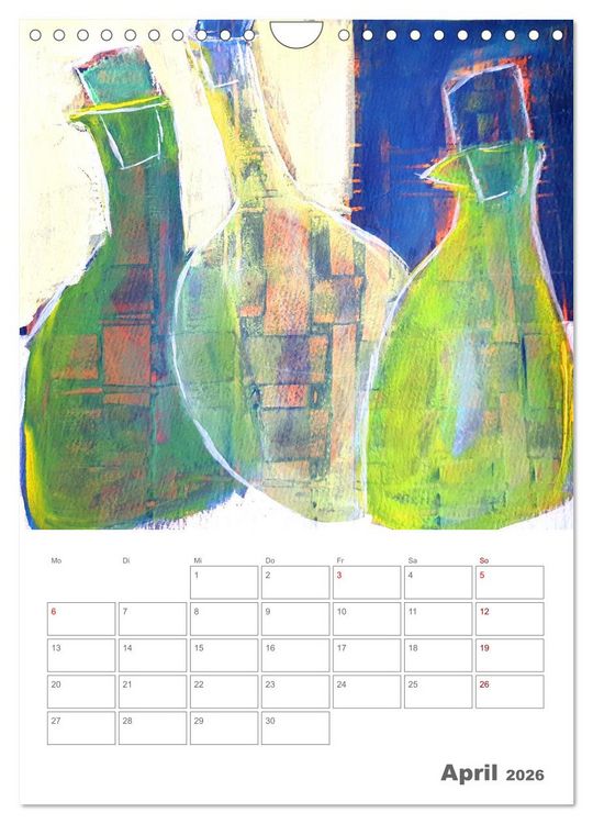 Produktbild: Oase der Stille - Ruhe finden in malerischen Stillleben (Wandkalender 2026 DIN A4 hoch), CALVENDO Monatskalender