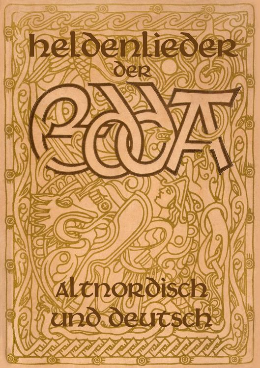 Produktbild: Heldenlieder der Edda - Altnordisch und deutsch