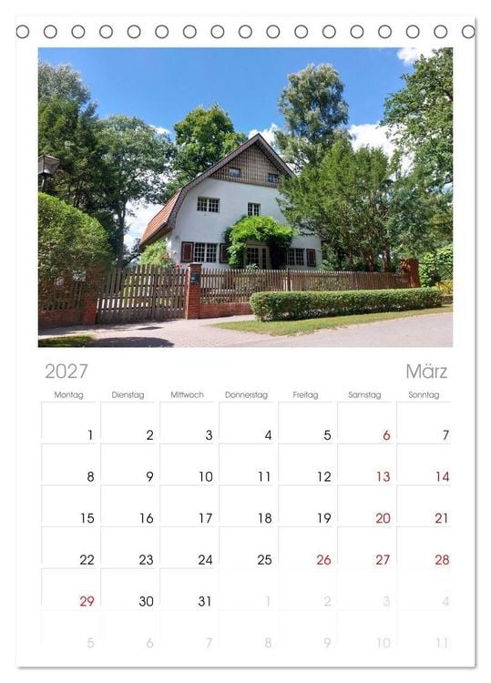 Produktbild: Tischplaner 2027 - Buckow - Perle der M&auml;rkischen Schweiz (A5 Tischkalender zum Aufstellen) CALVENDO