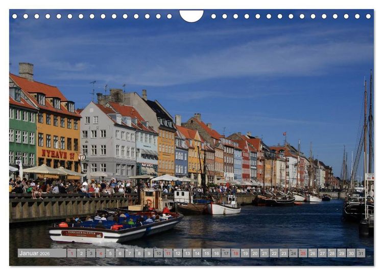 Produktbild: D&auml;nemark - Ostseek&uuml;ste (Wandkalender 2026 DIN A4 quer), CALVENDO Monatskalender