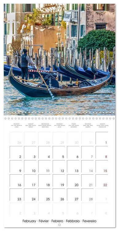 Produktbild: Venice - Magic of the Serinissima (Wall Calendar 2026 12 &times; 12 Inch) CALVENDO 12 Month Wall Calendar