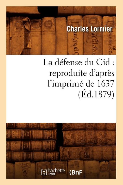 Produktbild: La d&eacute;fense du Cid