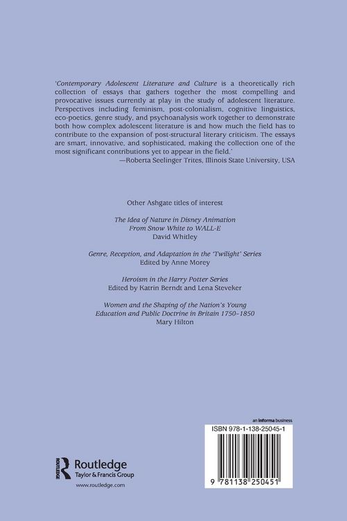 Produktbild: Contemporary Adolescent Literature and Culture