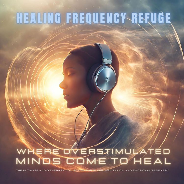 Produktbild: Healing Frequency Refuge &ndash; Where Overstimulated Minds Come to Heal &ndash; The Ultimate Audio Therapy Collection for Sleep, Meditation, and Emotional Recovery