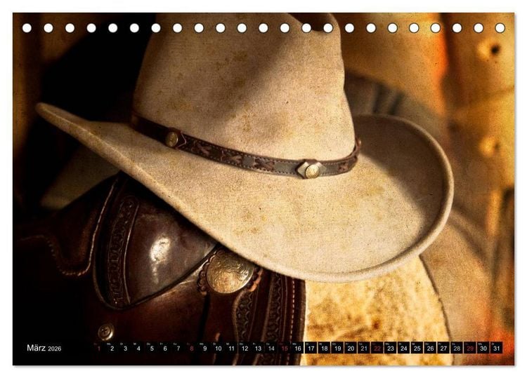 Produktbild: Western-Feeling (Tischkalender 2026 DIN A5 quer), CALVENDO Monatskalender